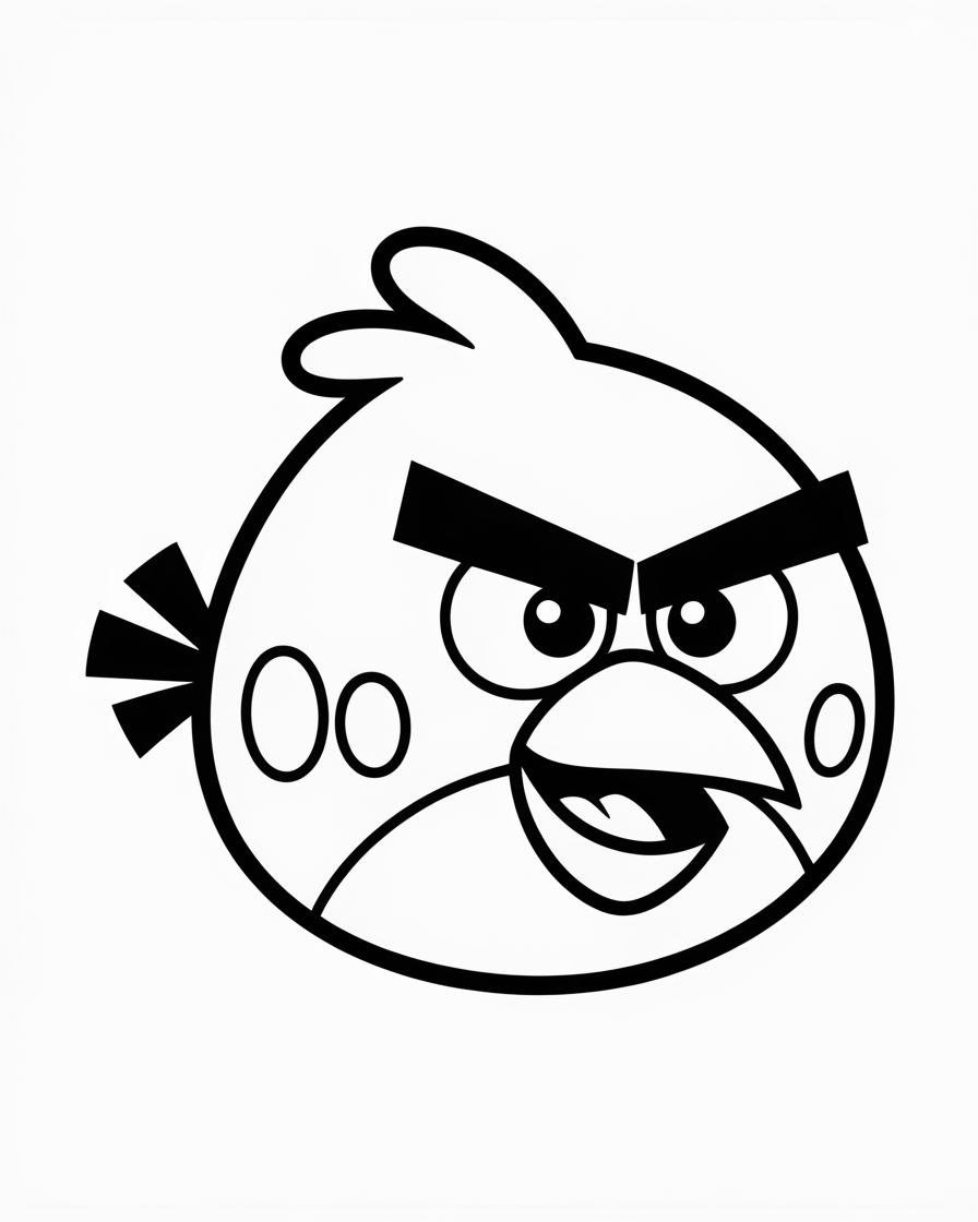angry birds coloring pages