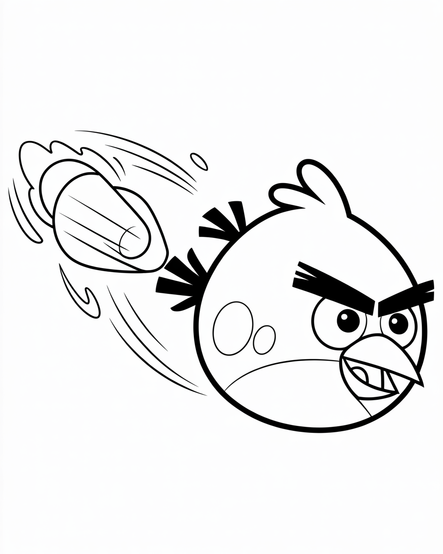 angry birds coloring pages