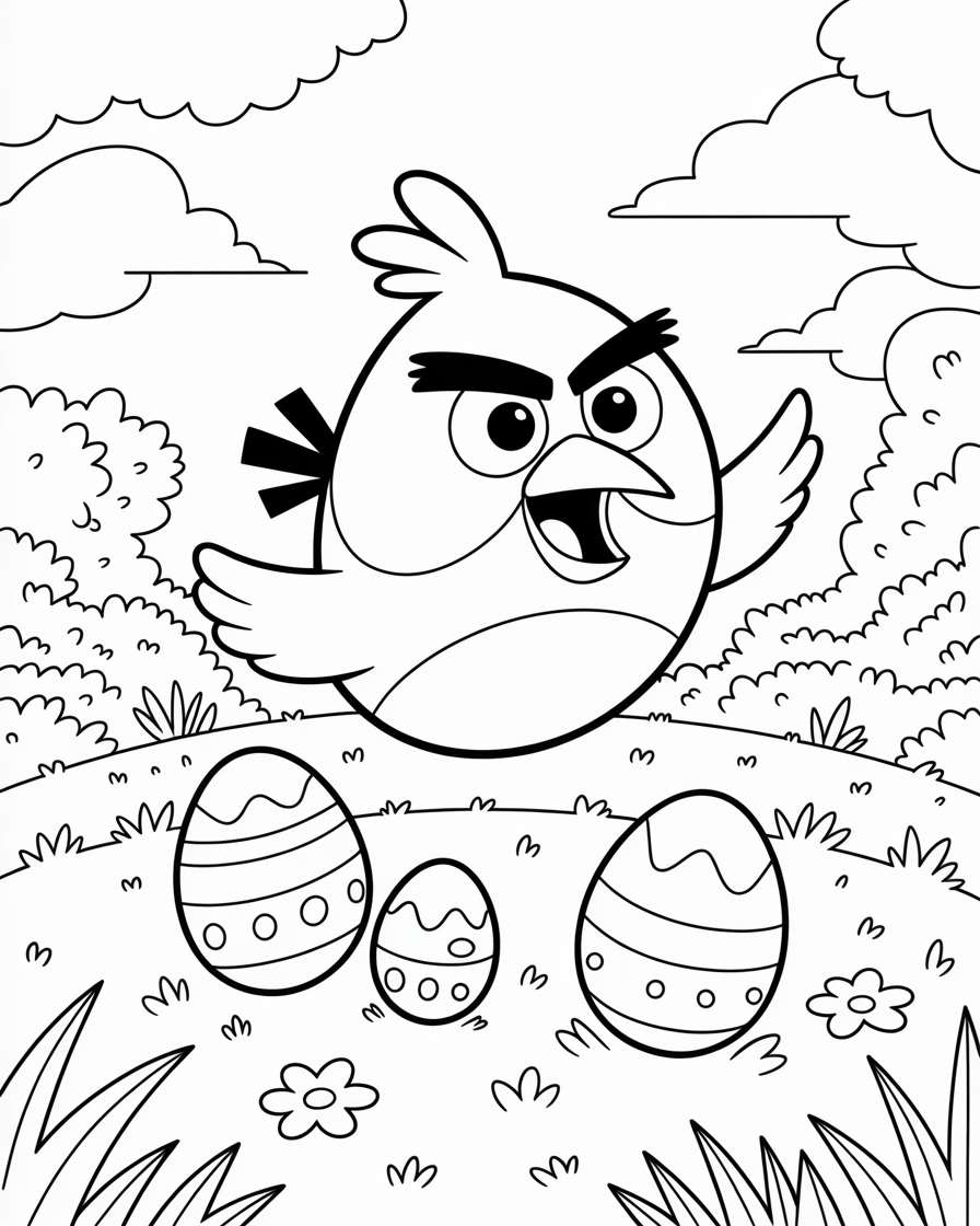 angry birds coloring pages