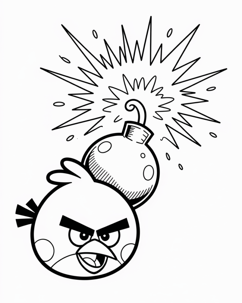 Angry Birds Coloring Pages (20 Free Printable PDFs)