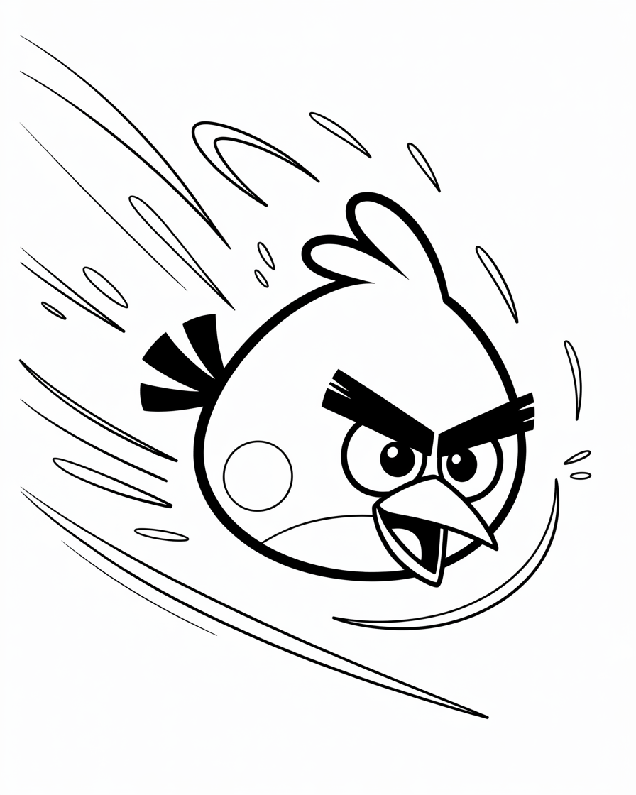 angry birds coloring pages