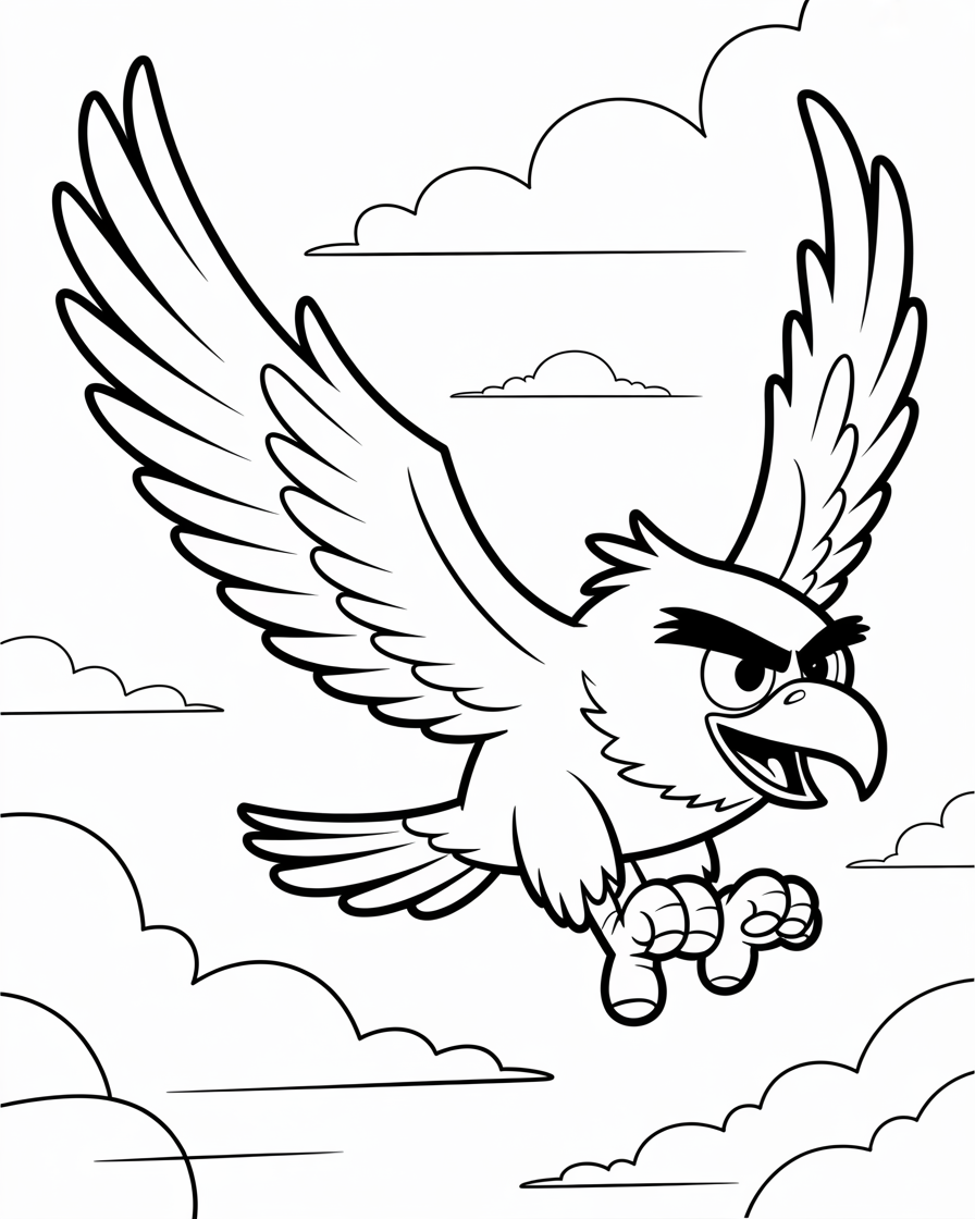 angry birds coloring pages