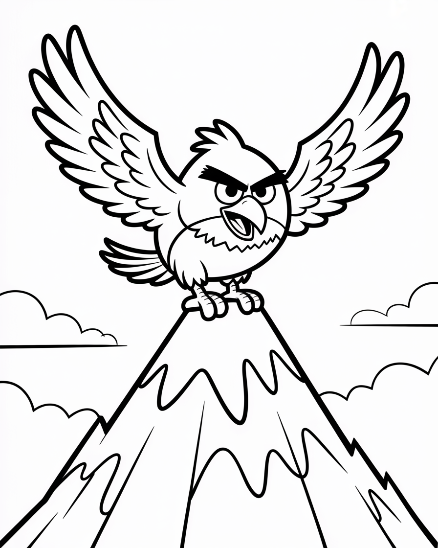 angry birds coloring pages
