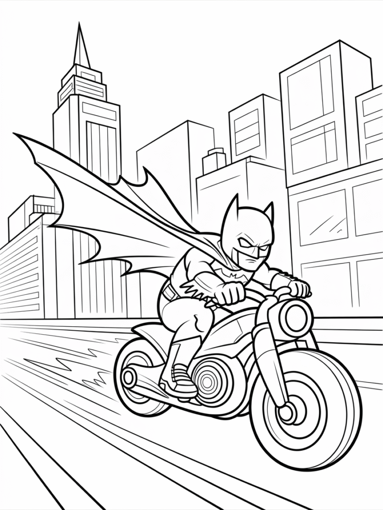20 Free Printable Batman Coloring Pages