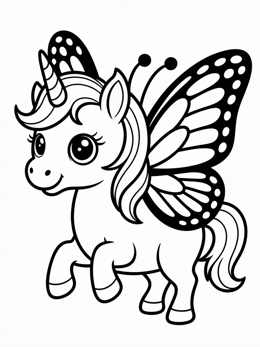 unicorn coloring pages