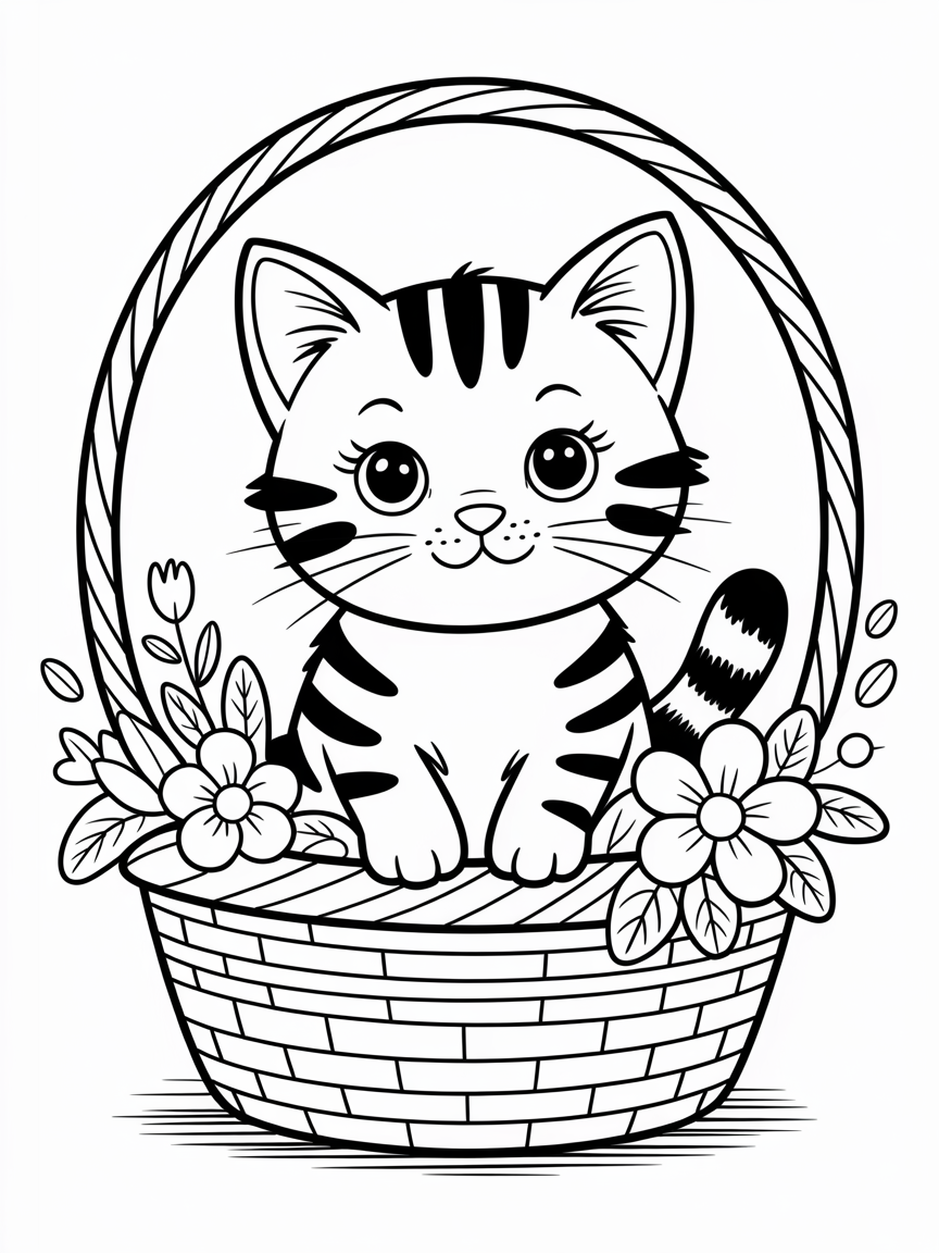 cats coloring pages