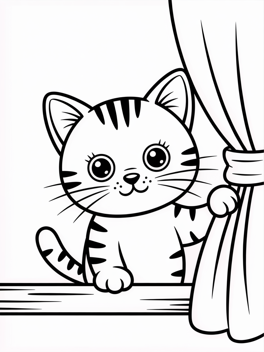 cats coloring pages