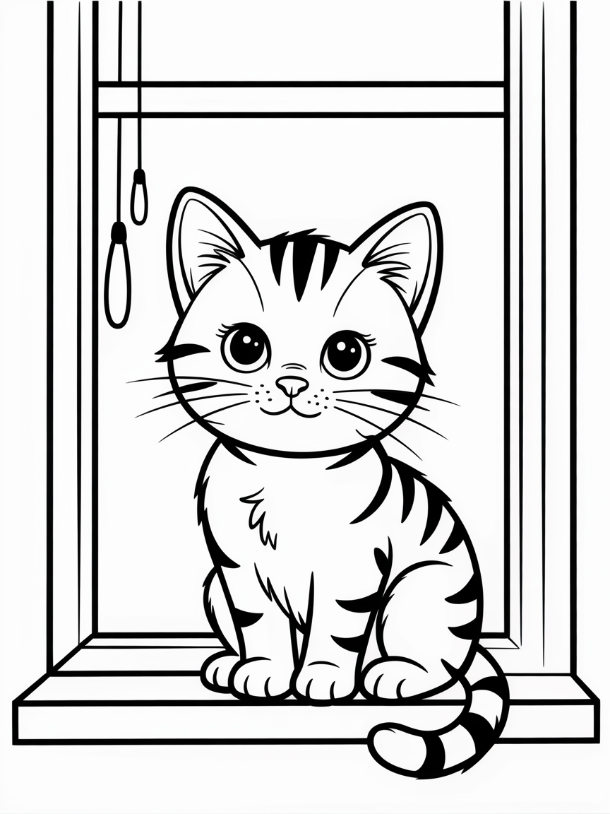 cats coloring pages