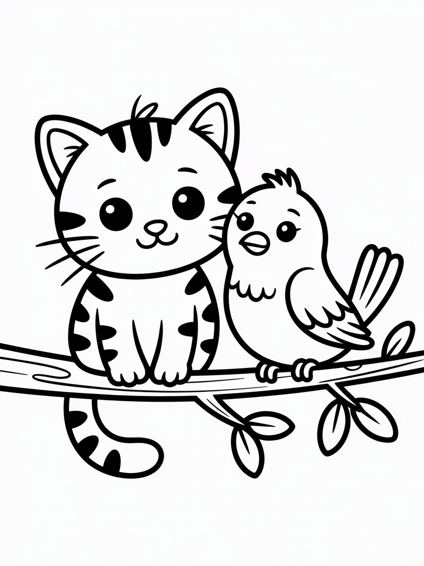 cats coloring pages