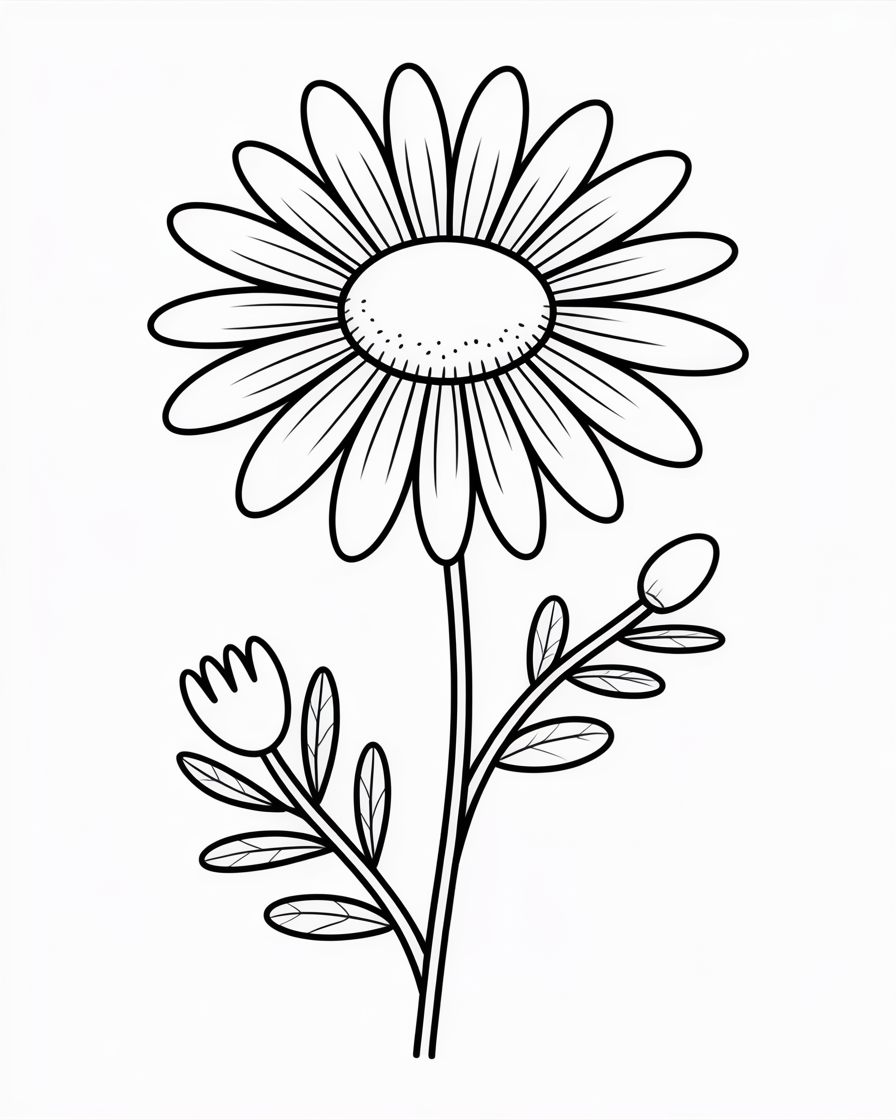 flowers coloring pages
