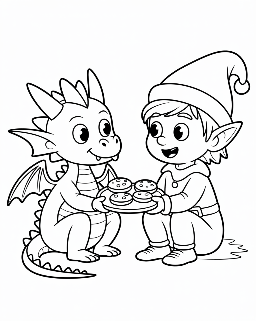 dragon coloring pages