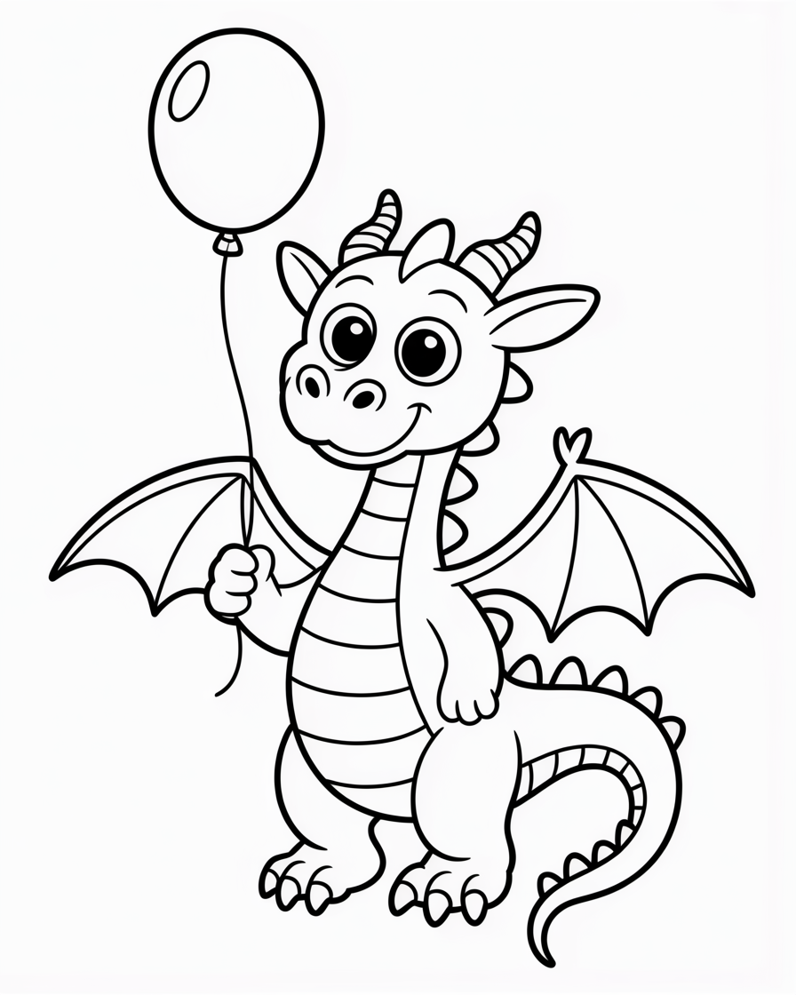 dragon coloring pages