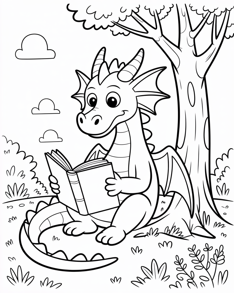 dragon coloring pages