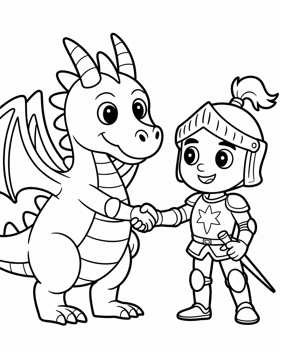 dragon coloring pages