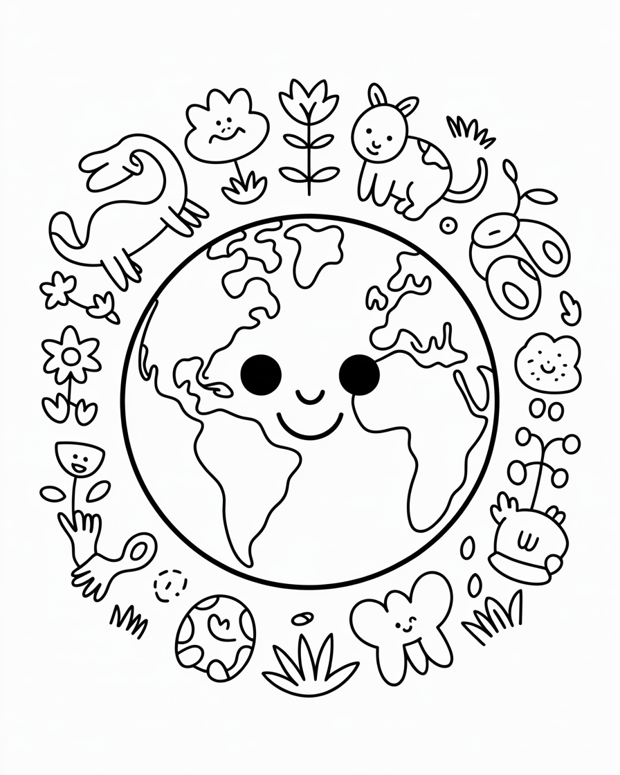 earth day coloring pages