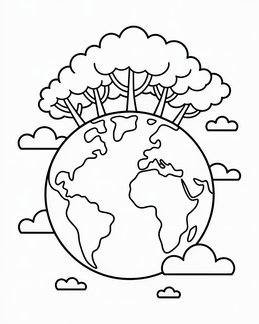 earth day coloring pages