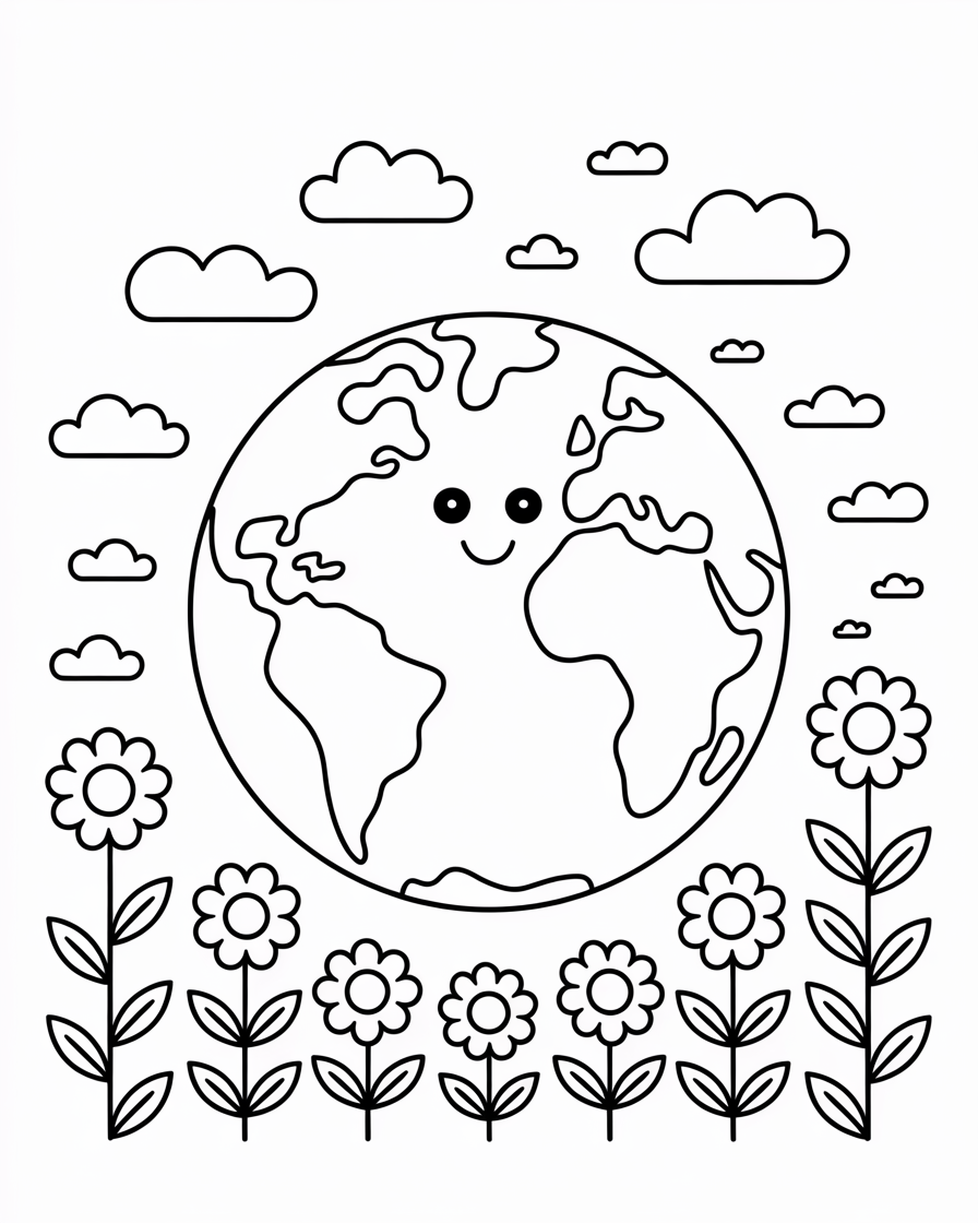 earth day coloring pages