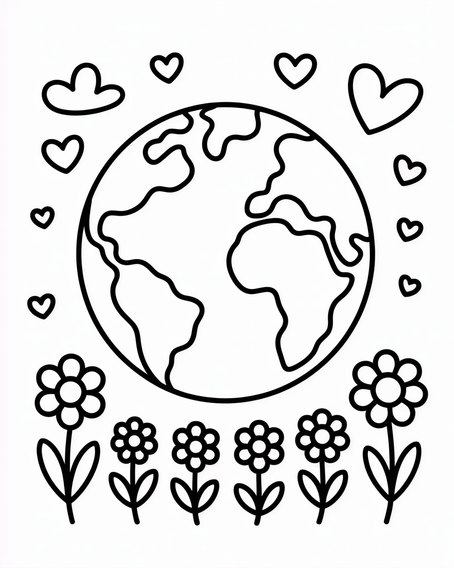 earth day coloring pages