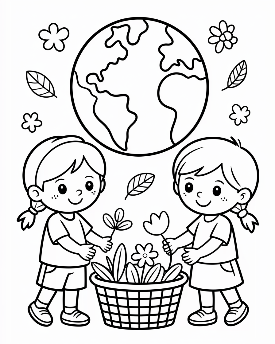 earth day coloring pages