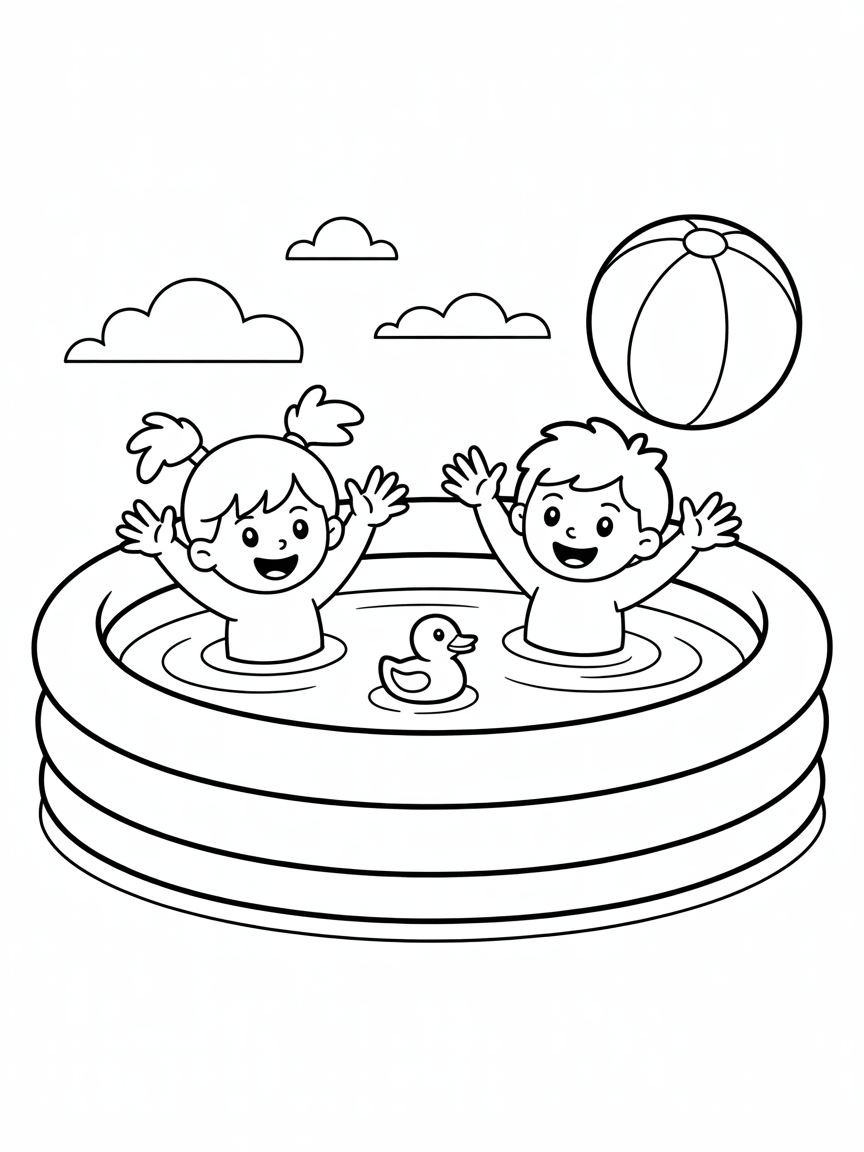 summer coloring pages