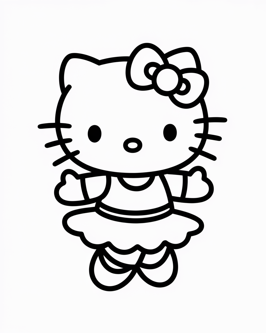 hello kitty coloring pages