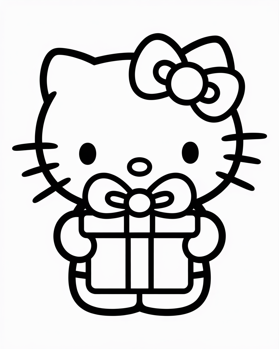 hello kitty coloring pages