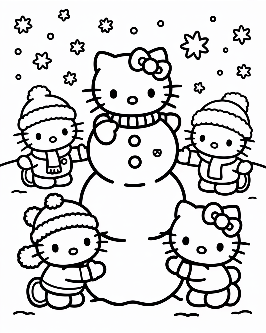hello kitty coloring pages