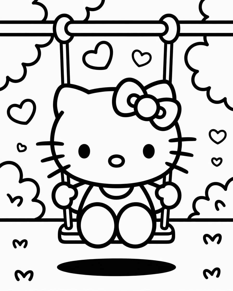 hello kitty coloring pages