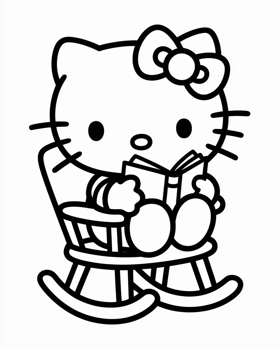 hello kitty coloring pages