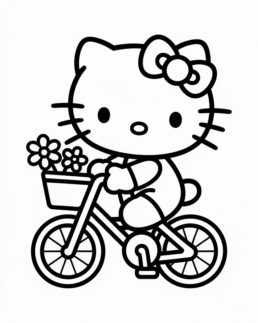hello kitty coloring pages