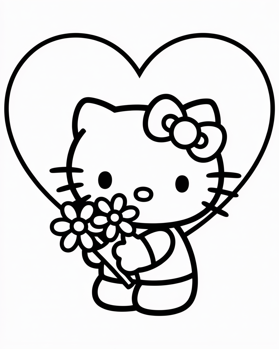 hello kitty coloring pages
