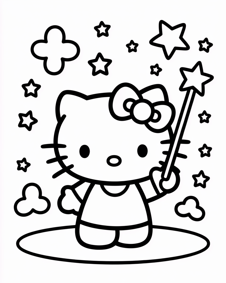 hello kitty coloring pages