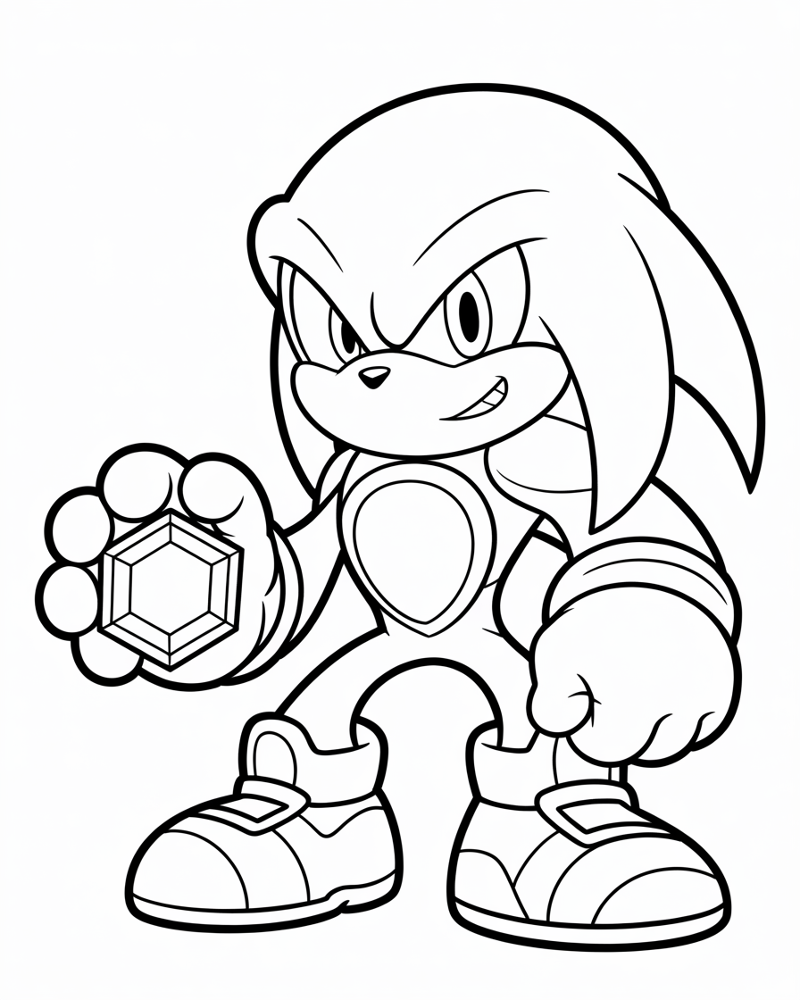 sonic coloring pages