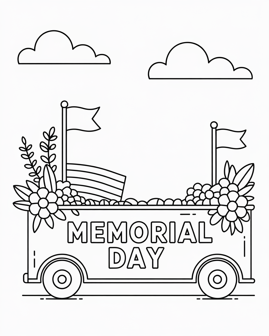 memorial day coloring pages