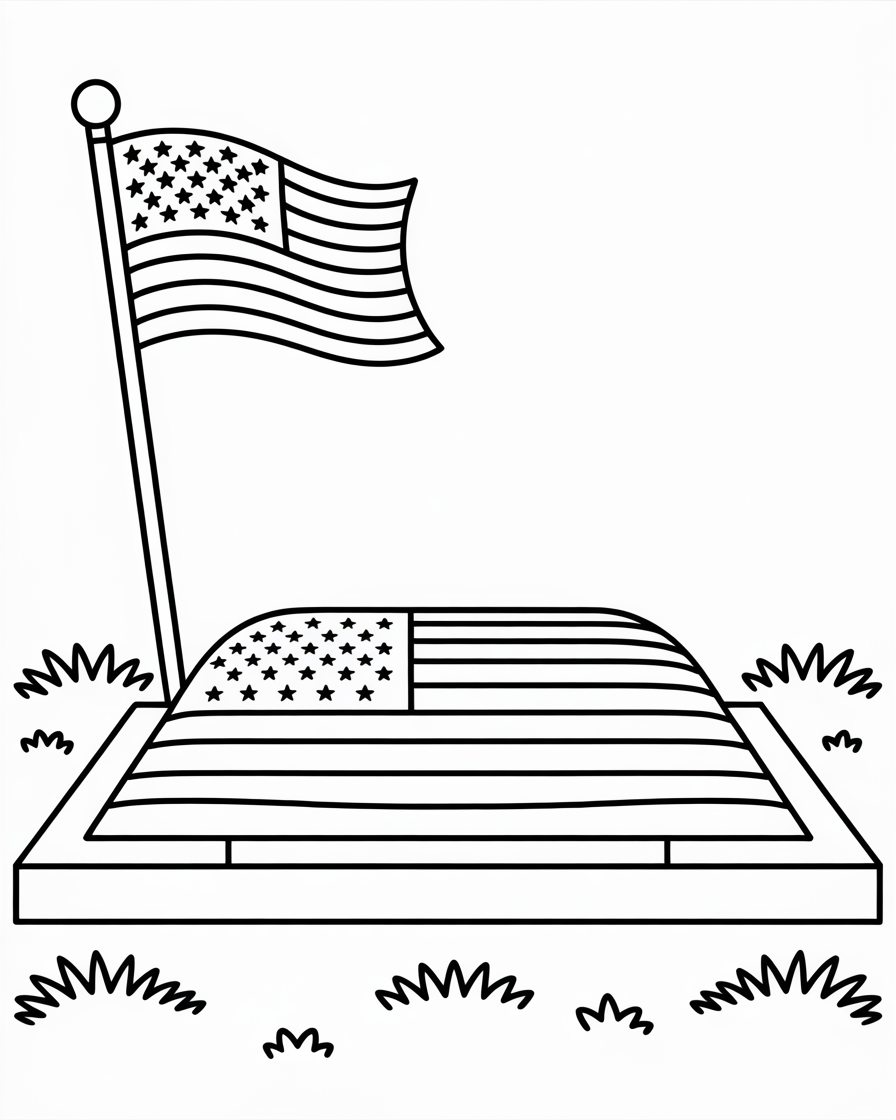 memorial day coloring pages