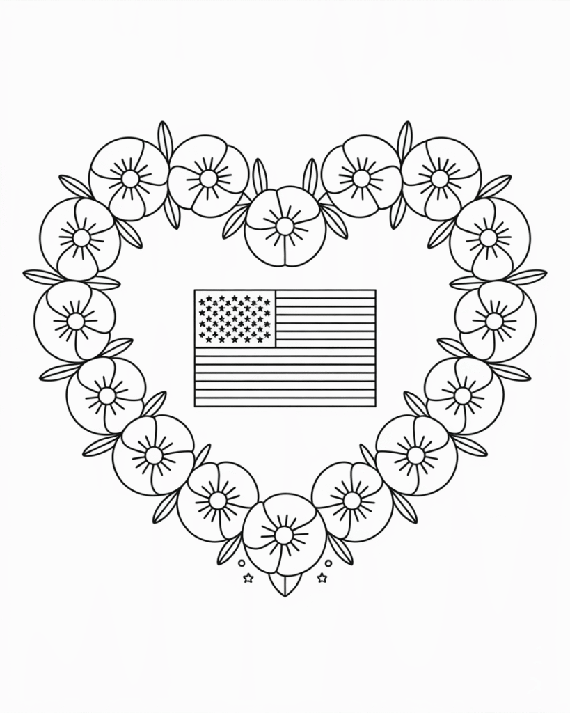 25 Free Printable Memorial Day Coloring Pages