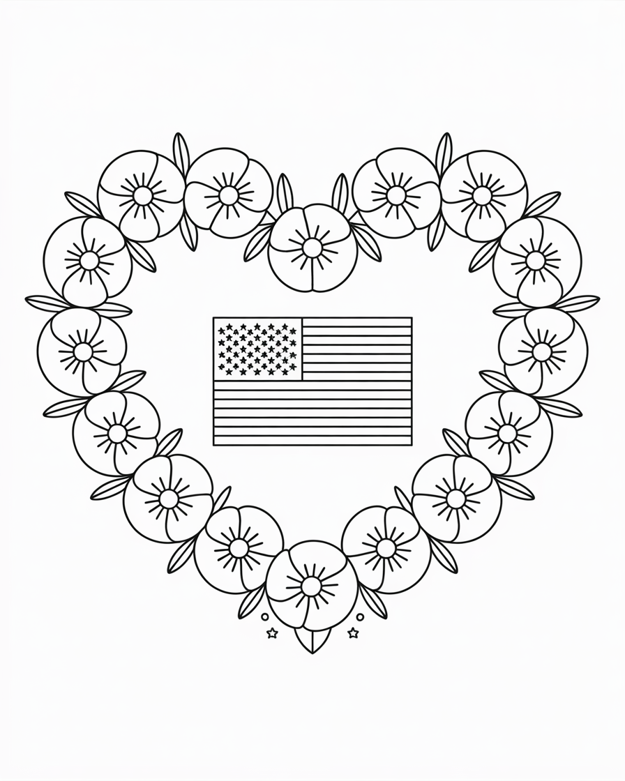memorial day coloring pages