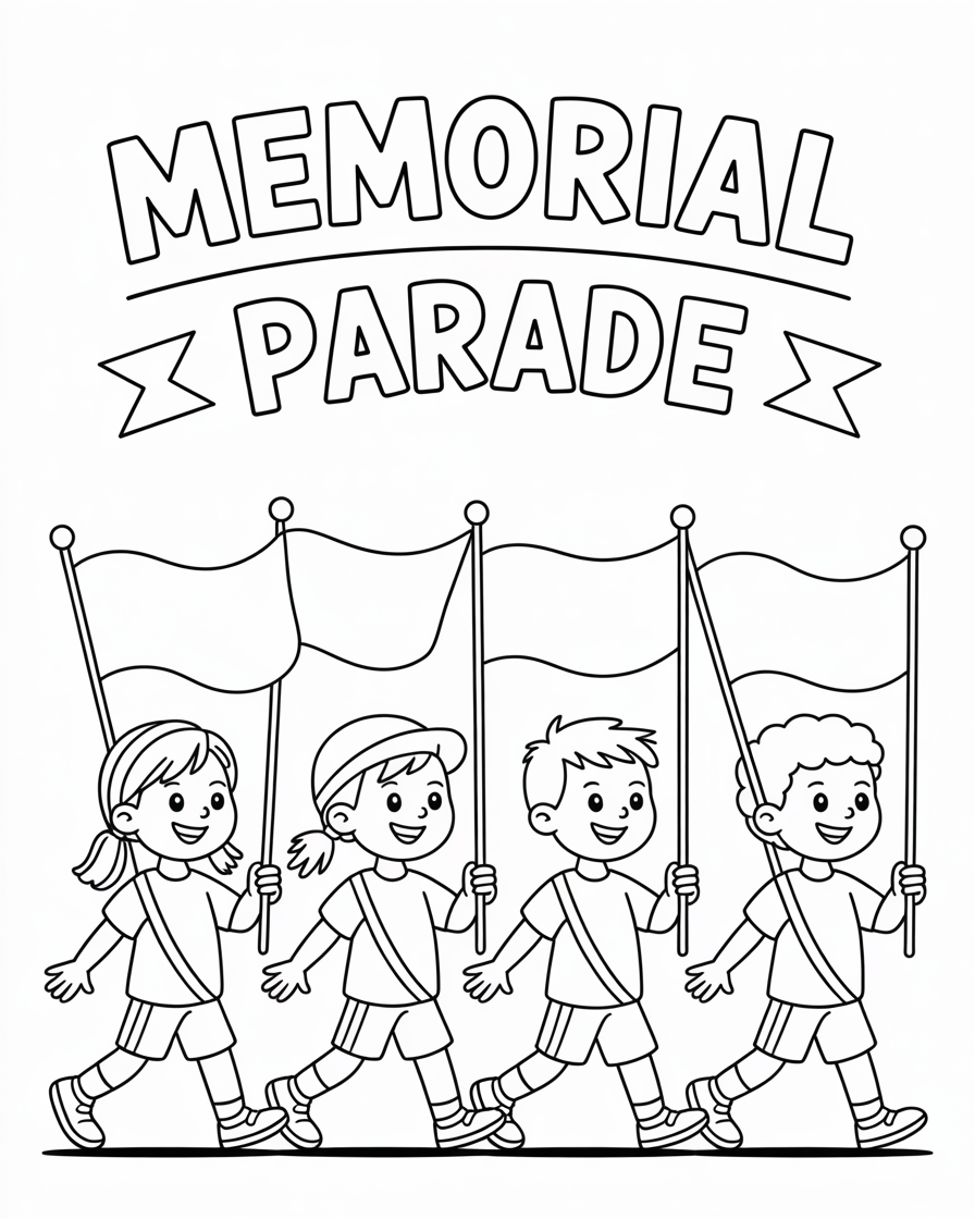 memorial day coloring pages
