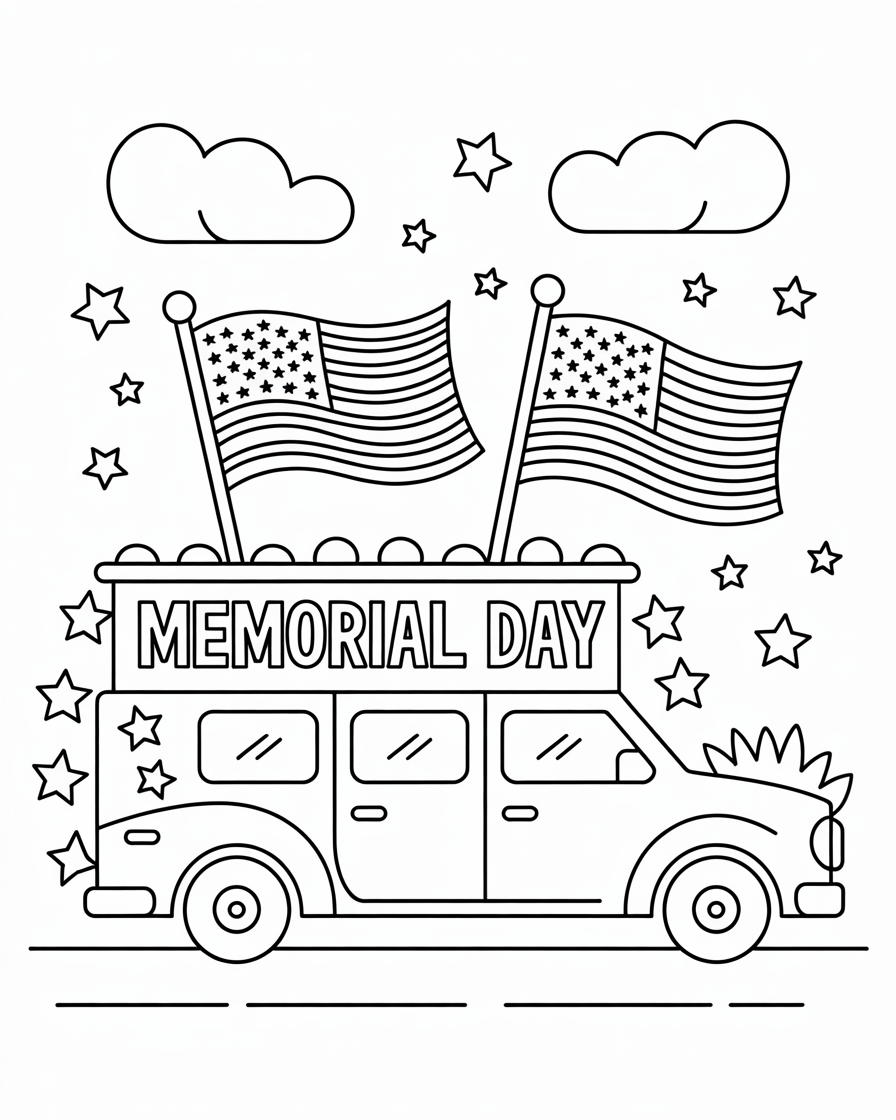 memorial day coloring pages