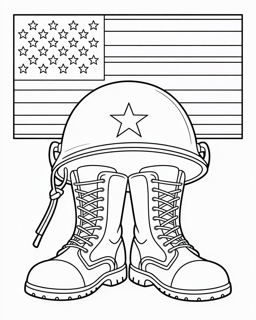 memorial day coloring pages