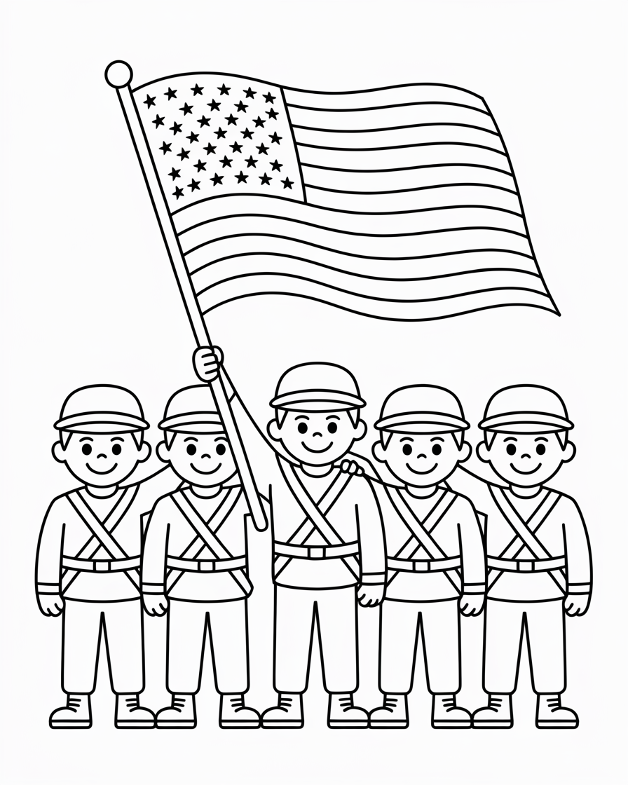 memorial day coloring pages