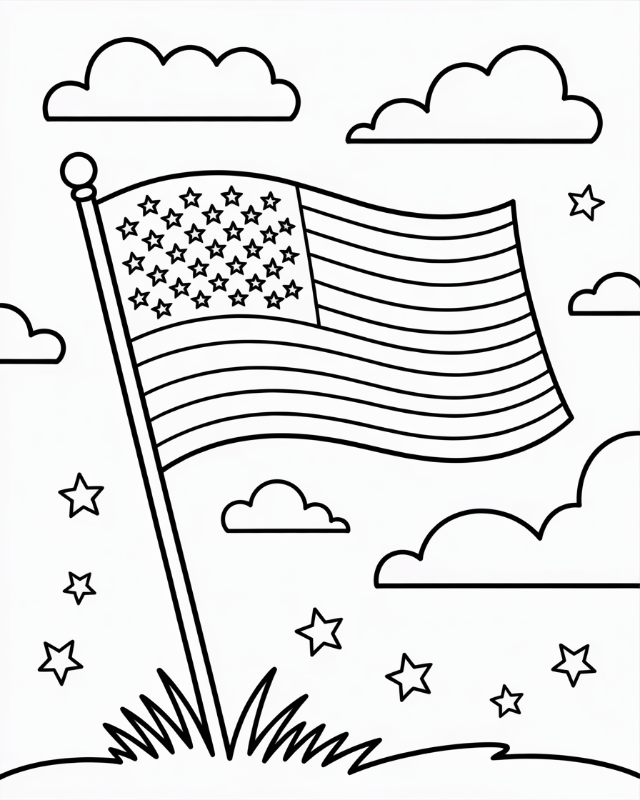 memorial day coloring pages