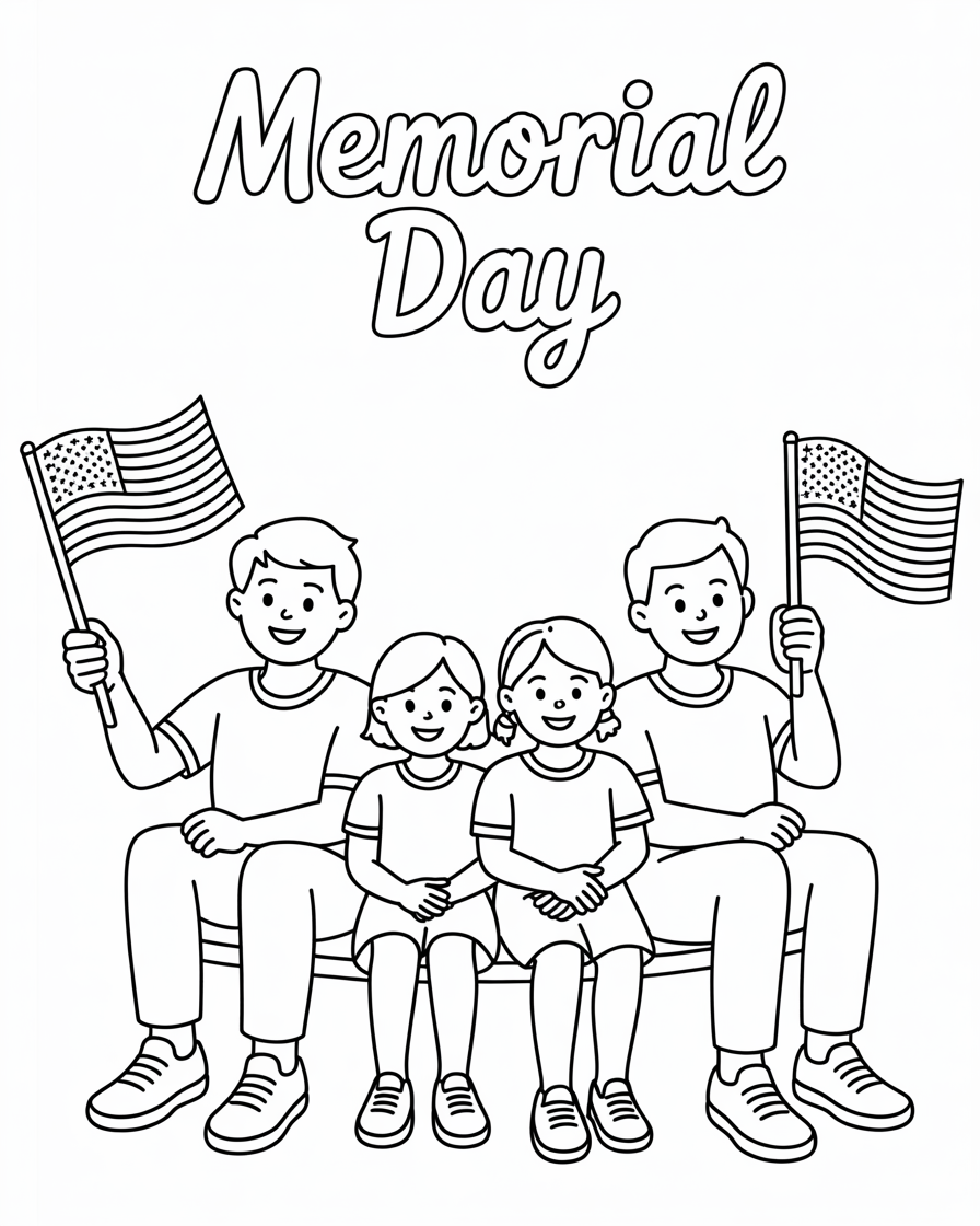 memorial day coloring pages