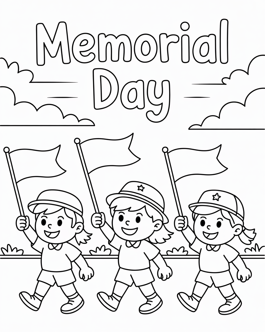 memorial day coloring pages