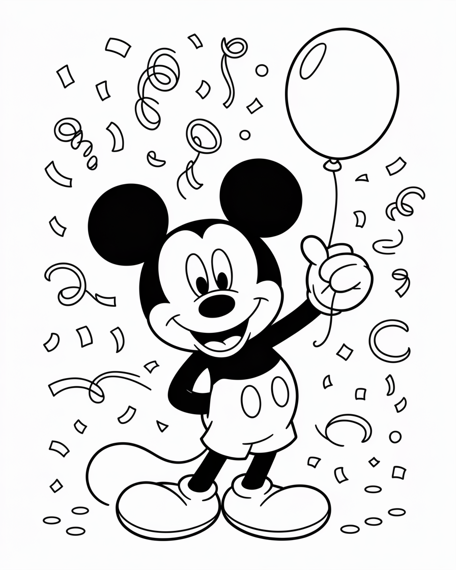 mickey mouse coloring pages