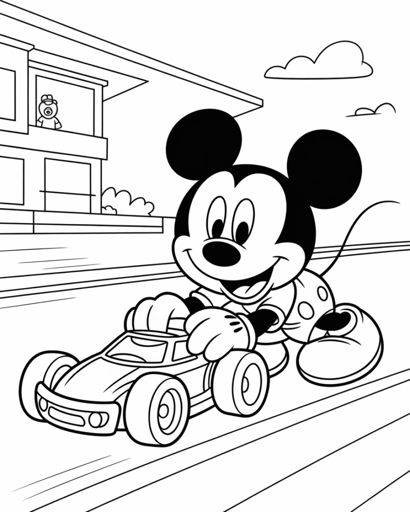 25 Free Printable Mickey Mouse Coloring Pages