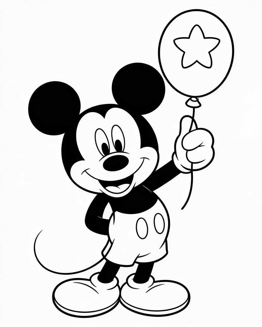mickey mouse coloring pages