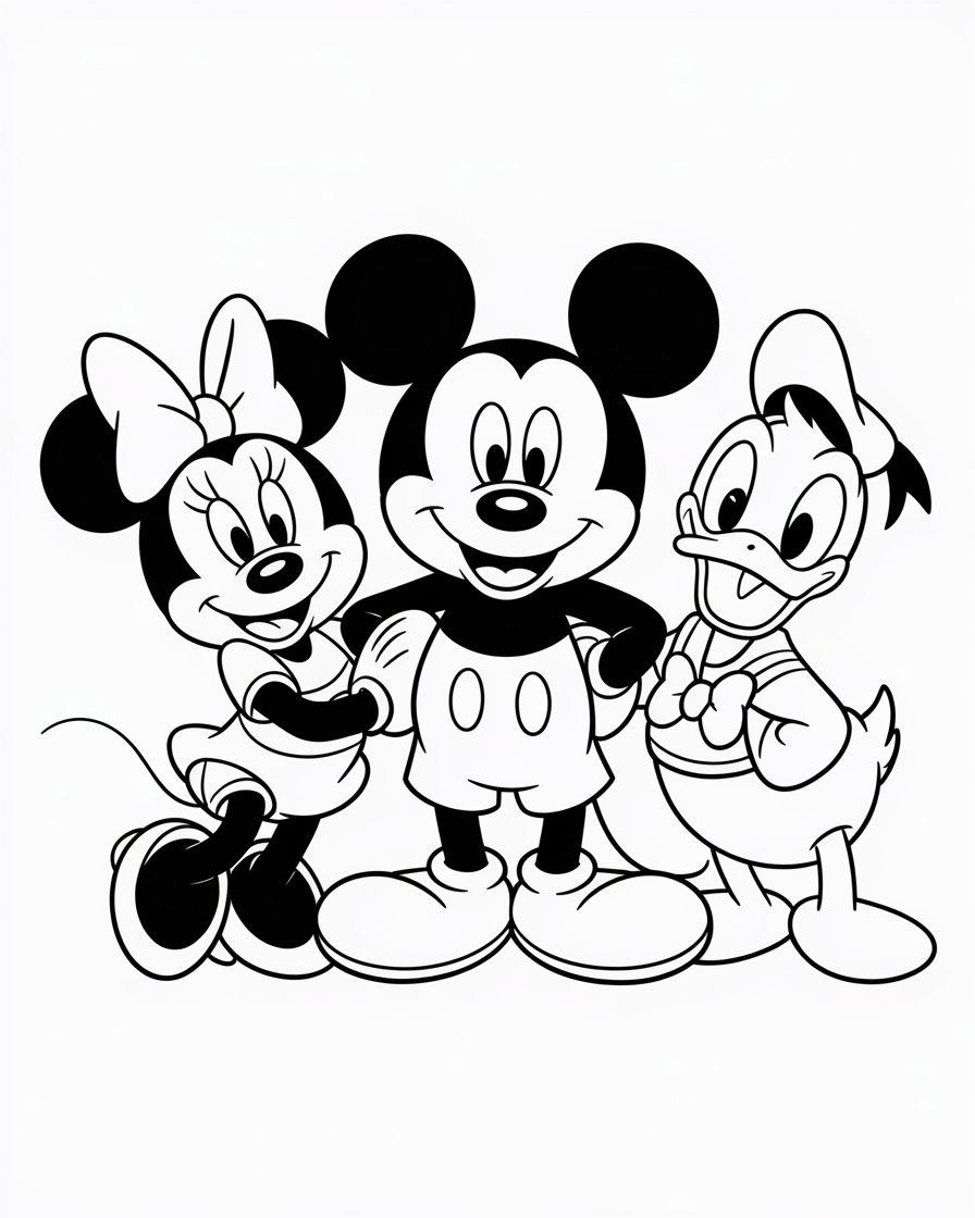 mickey mouse coloring pages
