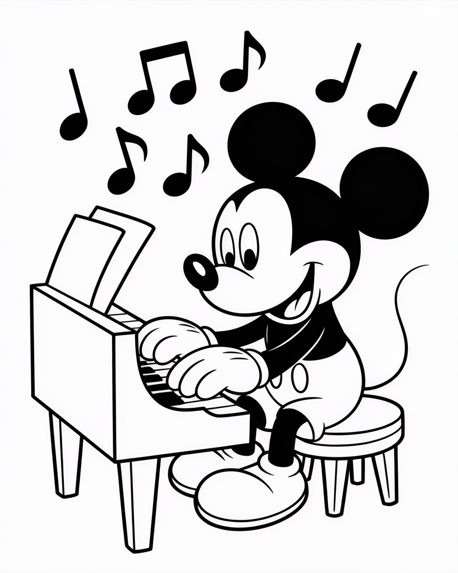 mickey mouse coloring pages