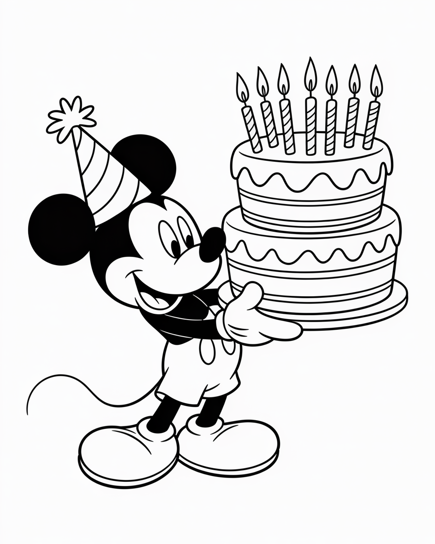 mickey mouse coloring pages